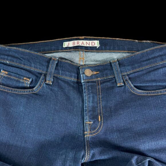 J Brand Mid Rise Indigo Wash Skinny Jeans Sz 28 - Picture 4 of 7